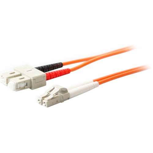 AddOn 15m Multi-Mode Fiber (MMF) Duplex SC/LC OM1 Orange Patch Cable ADD-SC-LC-15M6MMF