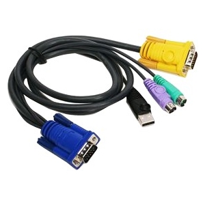 Iogear PS/2-USB KVM Cable - 10ft G2L5303UP