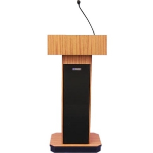 AmpliVox Wireless Executive Sound Column Lectern SW505-MH SW505