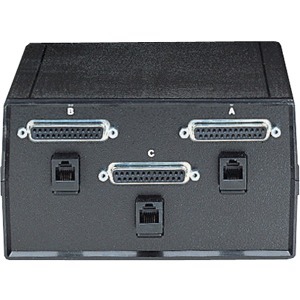 Black Box ABC Dual Switch, DB25 and DB25 for RS-232, Chassis Style B SW184A