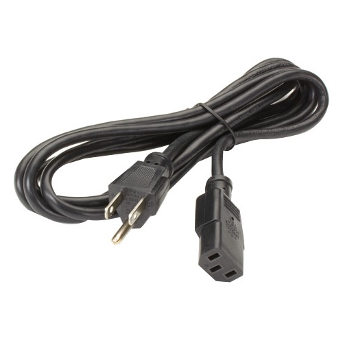 Black Box PC/Monitor Power Cord, NEMA 5-15P to IEC-60320-C13, 6.5-ft. (2-m) EPXR08