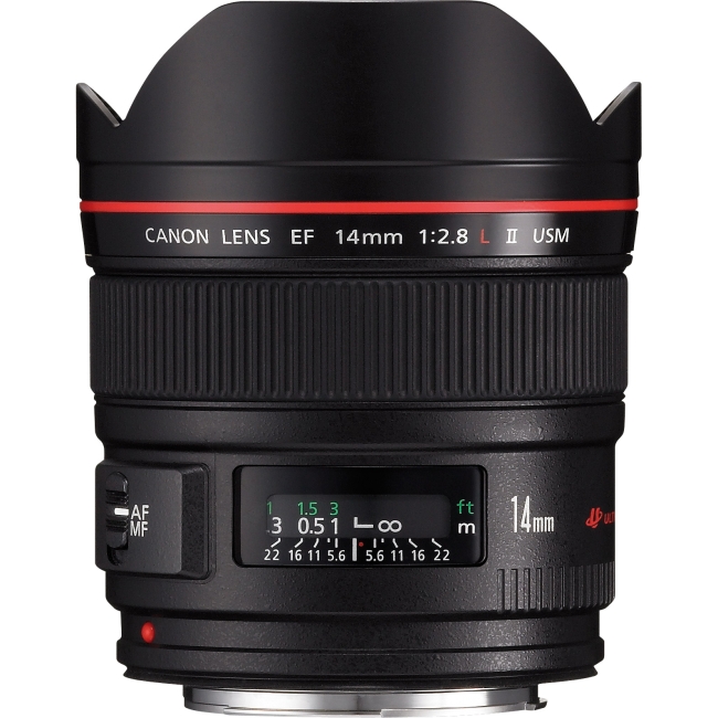 Canon EF 14mm f/2.8L II USM Lens 2045B002