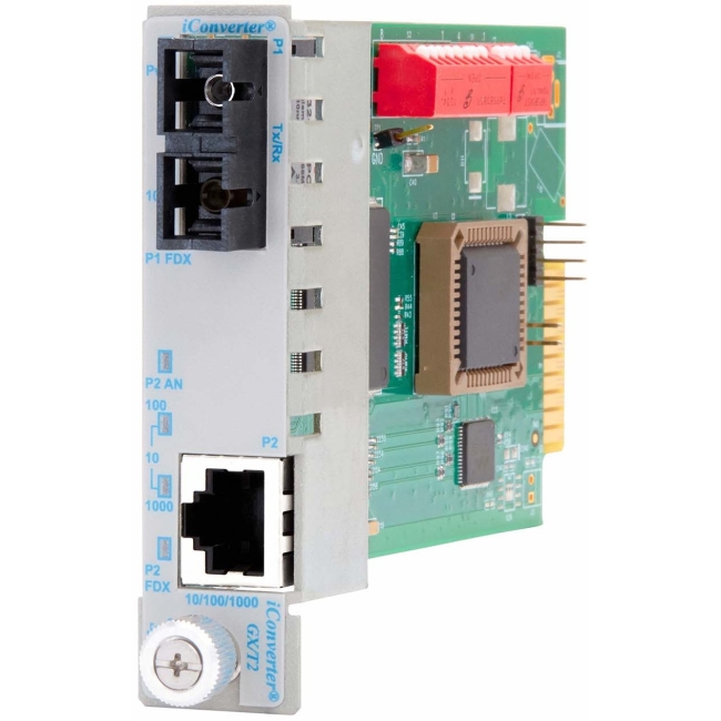 Omnitron iConverter GX/T2 SC Multimode 550m Plug-In Module 8522N-0 8522N-0-x