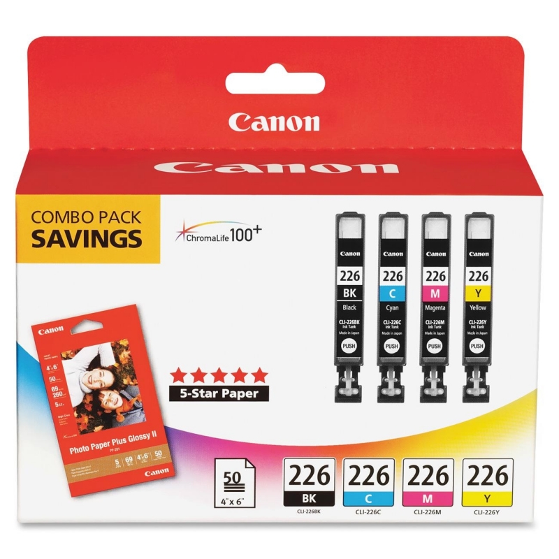 Canon 4 Color Value Pack CLI226BCMY CNMCLI226BCMY CLI-226