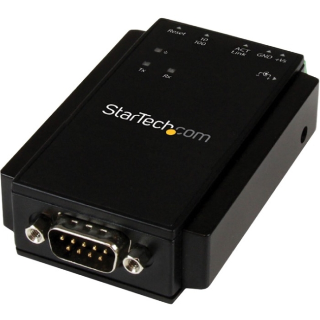 StarTech.com 1 Port RS-232 Serial to IP Ethernet Device Server - DIN Rail Mountable NETRS232