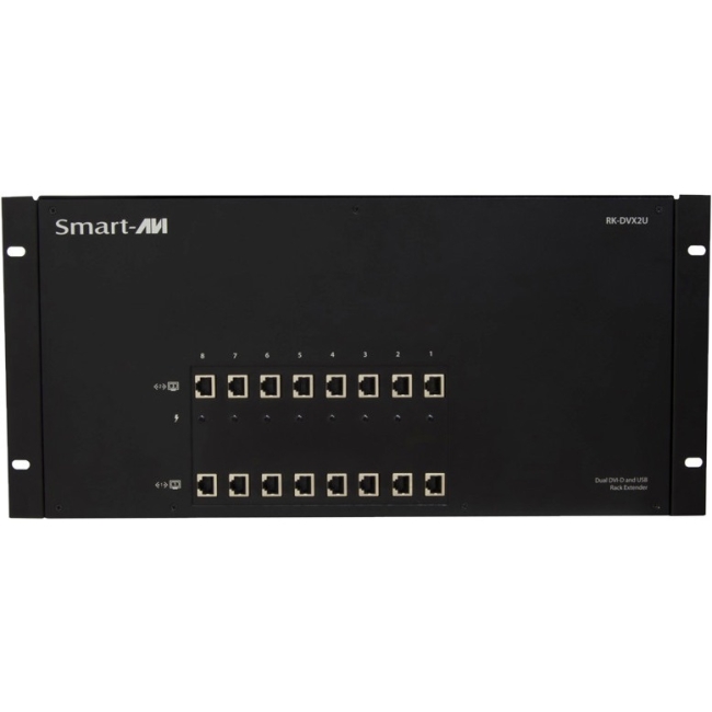 SmartAVI Powered Rack/Chassis with DVI/Audio/USB Transmitter, 4 Card Package RK-DVX2U-A-TX4S RK-DVX2U-A