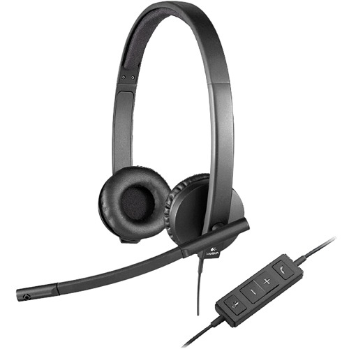 Logitech USB Headset Stereo 981-000574 H570e