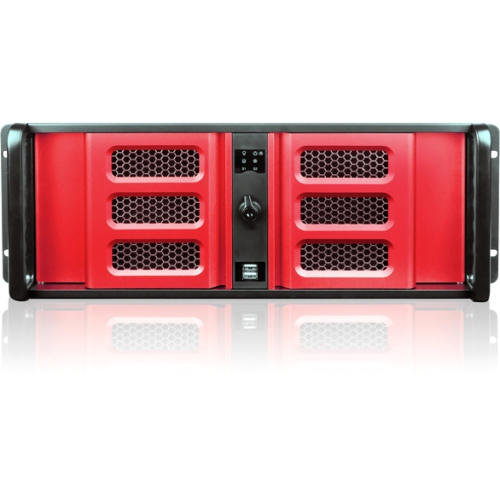 iStarUSA 4U High Performance Rackmount Chassis with 8" Touch Screen LCD D-407LSE-RD-TS859 D-407LSE-TS859