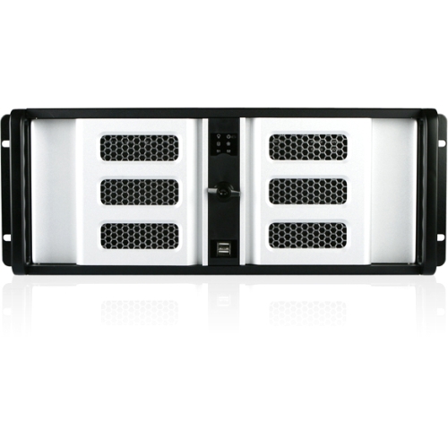 iStarUSA 4U High Performance Rackmount Chassis with 8" Touch Screen LCD D-407LSE-SL-TS859 D-407LSE-TS859