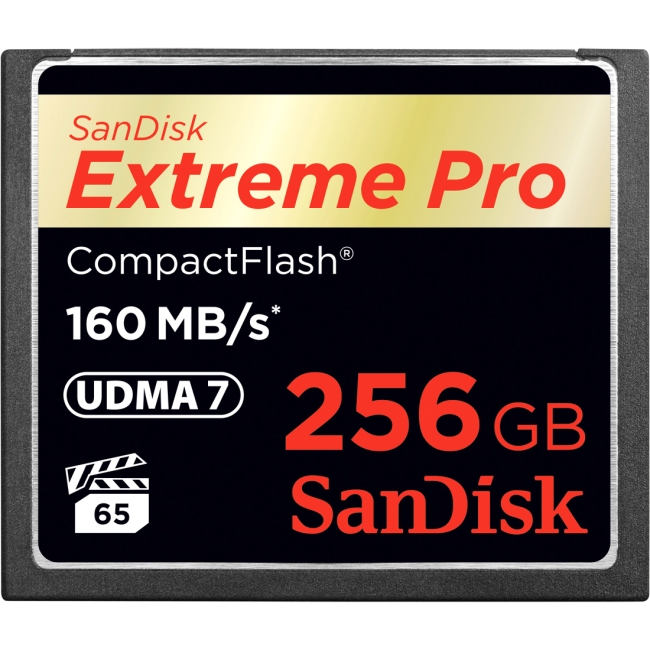 SanDisk 256GB Extreme Pro CompactFlash (CF) Card SDCFXPS-256G-A46