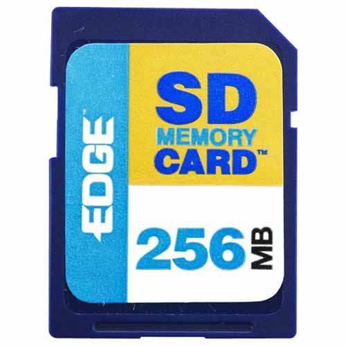 EDGE 256MB Digital Media Secure Digital Card PE189402