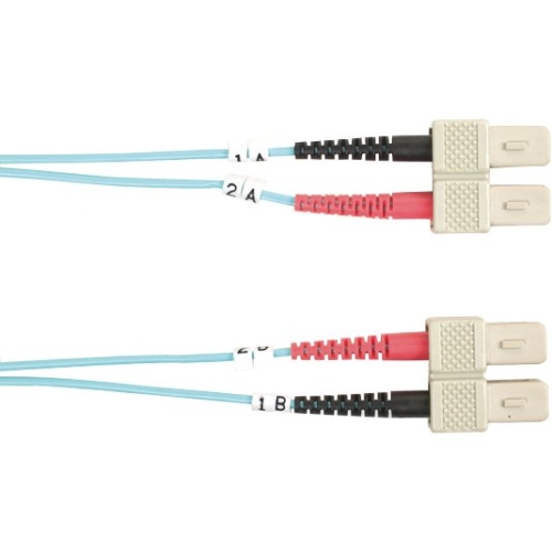 Black Box 10-GbE 50-Micron Multimode Value Line Patch Cable, SC-SC, 1-m (3.2-ft.) FO10G-001M