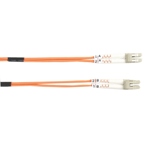 Black Box 62.5-Micron Multimode Value Line Patch Cable, LC-LC, 5-m (16.4-ft.) FO625-005M-LCLC