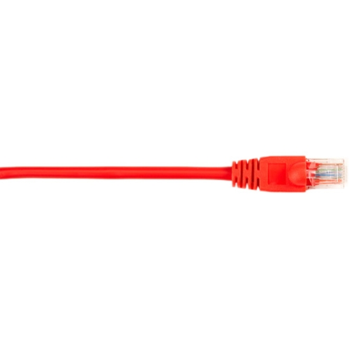 Black Box CAT5e Value Line Patch Cable, Stranded, Red, 1-ft. (0.3-m), 10-Pack CAT5EPC-001-RD-10PAK