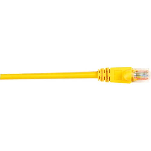 Black Box CAT5e Value Line Patch Cable, Stranded, Yellow, 2-ft. (0.6-m), 25-Pack CAT5EPC-002-YL-25PAK