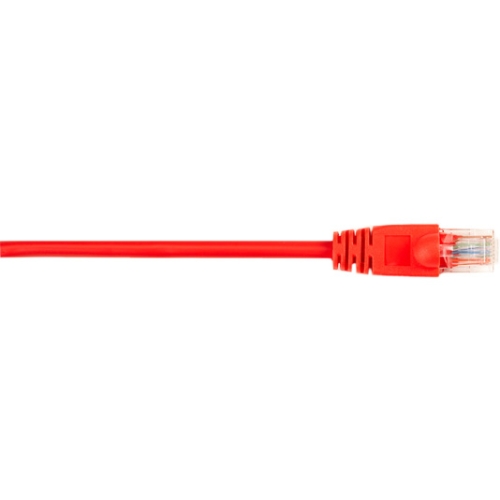 Black Box CAT5e Value Line Patch Cable, Stranded, Red, 3-ft. (0.9-m), 25-Pack CAT5EPC-003-RD-25PAK
