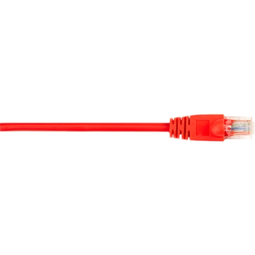 Black Box CAT5e Value Line Patch Cable, Stranded, Red, 3-ft. (0.9-m), 25-Pack CAT5EPC-003-RD-25PAK
