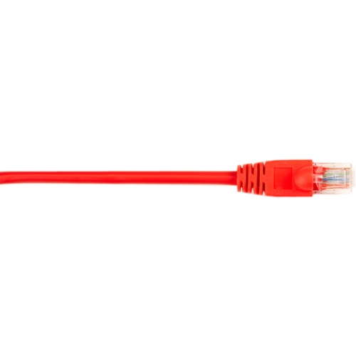 Black Box CAT5e Value Line Patch Cable, Stranded, Red, 4-ft. (1.2-m), 25-Pack CAT5EPC-004-RD-25PAK