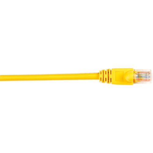 Black Box CAT5e Value Line Patch Cable, Stranded, Yellow, 4-ft. (1.2-m), 5-Pack CAT5EPC-004-YL-5PAK