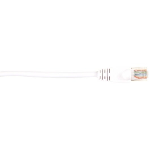 Black Box CAT5e Value Line Patch Cable, Stranded, White, 20-ft. (6.0-m), 25-Pack CAT5EPC-020-WH-25PAK