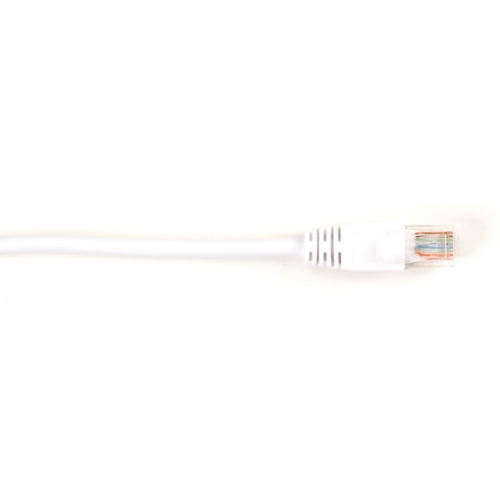 Black Box CAT5e Value Line Patch Cable, Stranded, White, 25-ft. (7.5-m), 25-Pack CAT5EPC-025-WH-25PAK