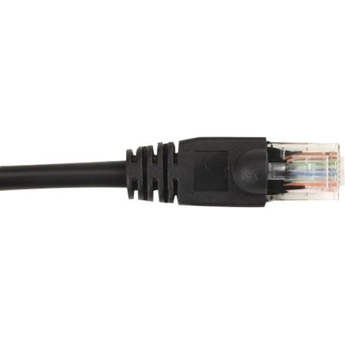 Black Box CAT6 Value Line Patch Cable, Stranded, Black, 10-ft. (3.0-m), 25-Pack CAT6PC-010-BK-25PAK