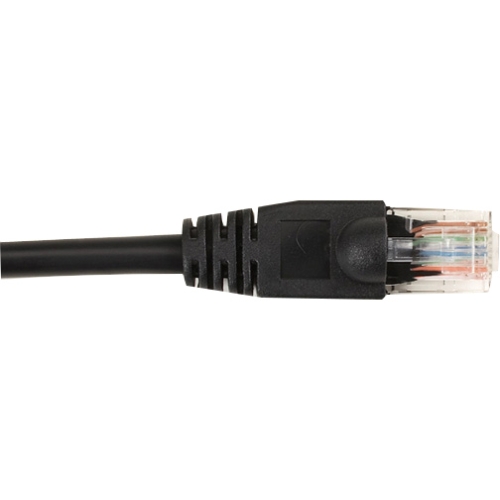 Black Box CAT6 Value Line Patch Cable, Stranded, Black, 15-ft. (4.5-m), 10-Pack CAT6PC-015-BK-10PAK