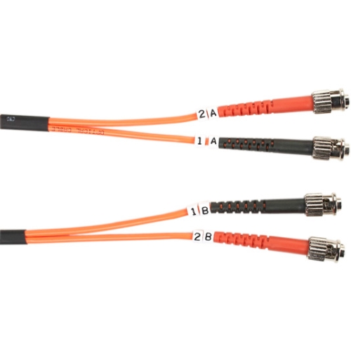 Black Box 62.5-Micron Multimode Value Line Patch Cable, ST-ST, 10-m (32.8-ft.) FO625-010M-STST