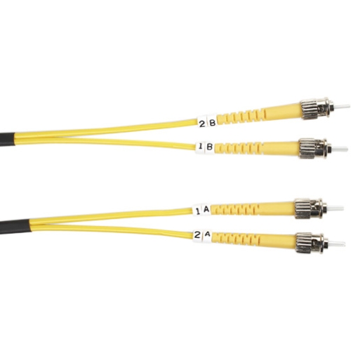 Black Box Single-Mode Value Line Patch Cable, ST-ST, 1-m (3.2-ft.) FOSM-001M-STST