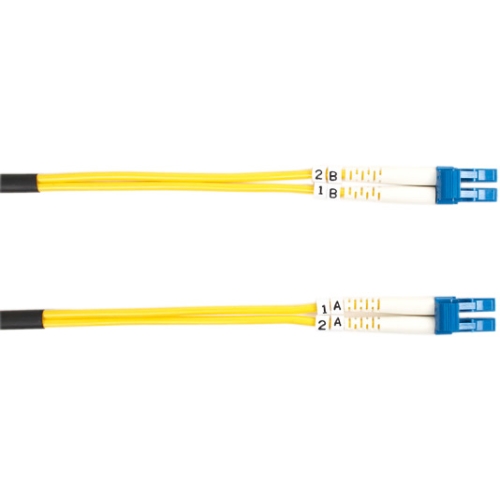 Black Box Single-Mode Value Line Patch Cable, LC-LC, 5-m (16.4-ft.) FOSM-005M-LCLC