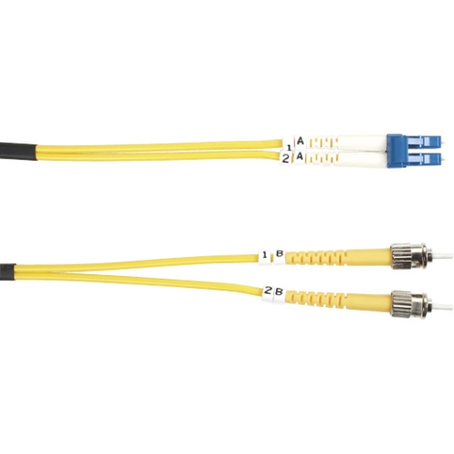Black Box Single-Mode Value Line Patch Cable, ST-LC, 5-m (16.4-ft.) FOSM-005M-STLC