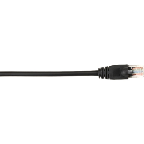 Black Box CAT5e Value Line Patch Cable, Stranded, Black, 1-ft. (0.3-m), 25-Pack CAT5EPC-001-BK-25PAK