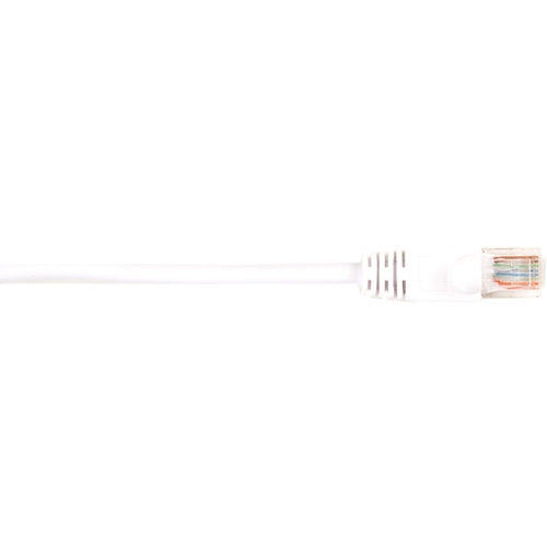 Black Box CAT5e Value Line Patch Cable, Stranded, White, 3-ft. (0.9-m), 25-Pack CAT5EPC-003-WH-25PAK