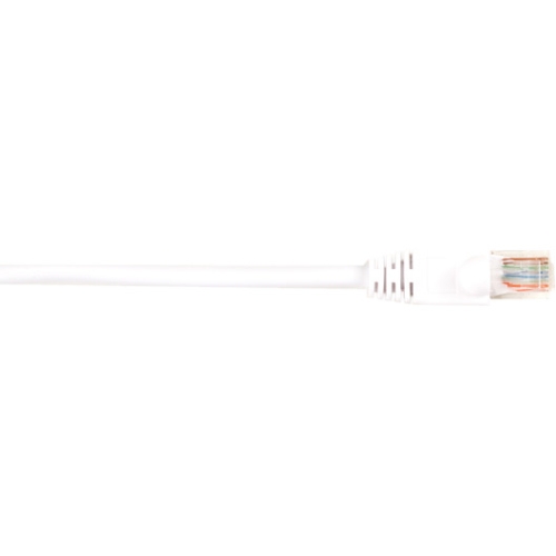 Black Box CAT5e Value Line Patch Cable, Stranded, White, 15-ft. (4.5-m), 10-Pack CAT5EPC-015-WH-10PAK