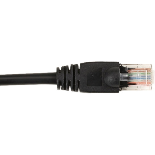 Black Box CAT6 Value Line Patch Cable, Stranded, Black, 7-ft. (2.1-m), 25-Pack CAT6PC-007-BK-25PAK