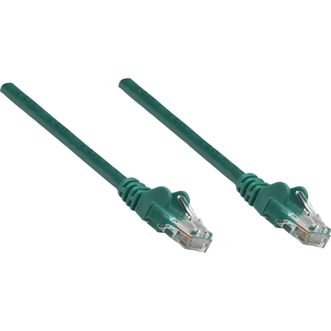 Intellinet RJ45 Male / RJ45 Male, 0.5 m (1.5 ft.), Green 325912