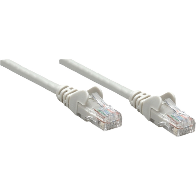 Intellinet RJ45 Male / RJ45 Male, 30.0 m (100 ft.), Gray 320627