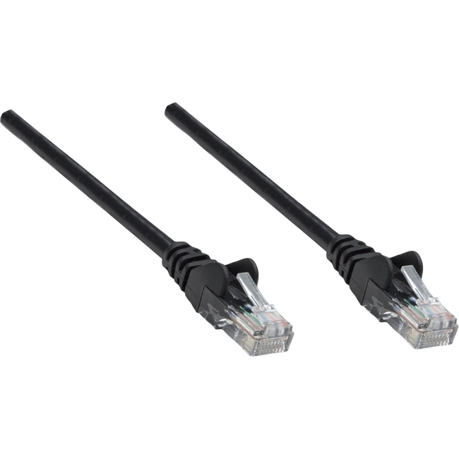 Intellinet RJ45 Male / RJ45 Male, 30.0 m (100 ft.), Black 320801