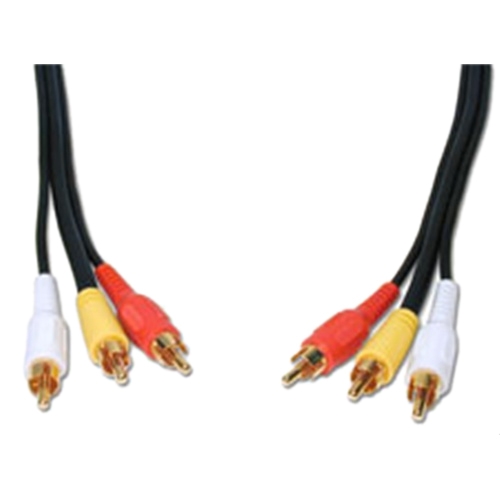 Comprehensive Standard A/V Cable 3RCA-3RCA-10ST