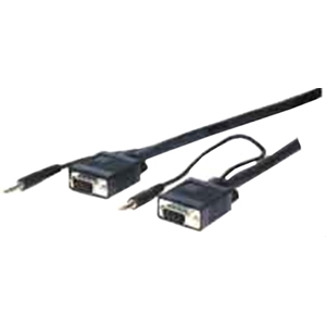 Comprehensive Pro AV/IT Series VGA with Audio HD15 pin Plug to Plug Cable 100ft VGA15P-P-100HR/A
