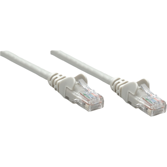 Intellinet RJ45 Male / RJ45 Male, 0.5 m (1.5 ft.), Gray 318228