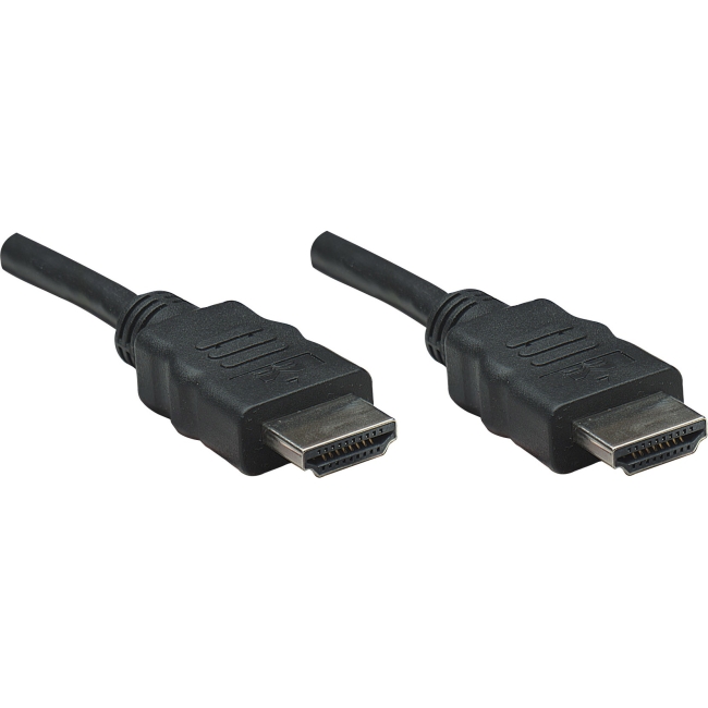 Manhattan 4K, 3D, HDMI Male to Male, Shielded, Black, 5 m (16.5 ft.) 306133