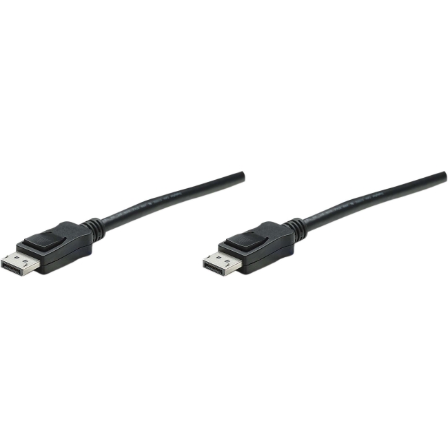 Manhattan DisplayPort Male / DisplayPort Male, 2 m (6.6 ft.), Black 307116