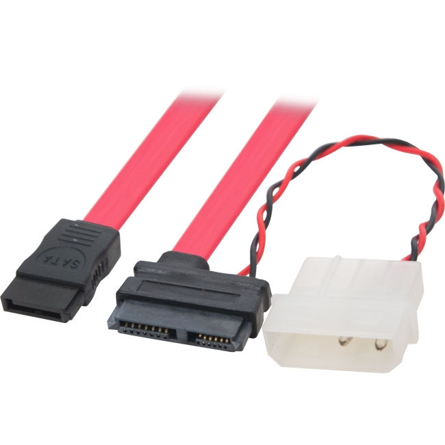 Connectland 37"/6" Mini SATA Data/Power Cable with Molex Power Adapter CL-CAB40042