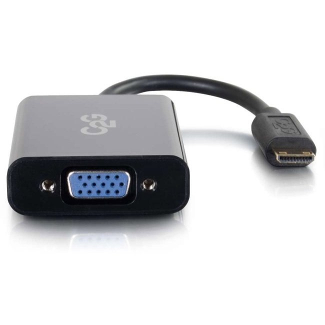 C2G HDMI Mini Male to VGA and Audio Female Adapter Converter Dongle 41354