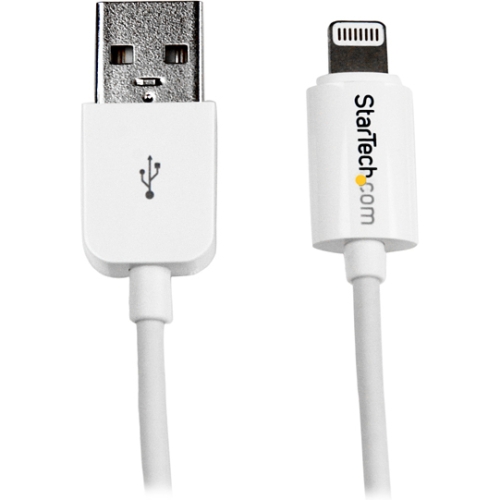 StarTech.com Sync/Charge Lightning/USB Data Transfer Cable USBLT1MW