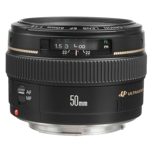 Canon EF 50mm f/1.4 USM Standard & Medium Telephoto Lens 2515A003