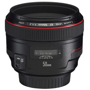 Canon EF 50mm f / 1.2L USM Normal Lens 1257B002