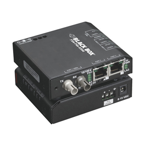 Black Box Hardened Media Converter Switch LBH100A-HD-ST-24