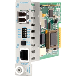 Omnitron iConverter T1/E1 LC Single-mode 30km Plug-In Module 8707-1 8707-1-x